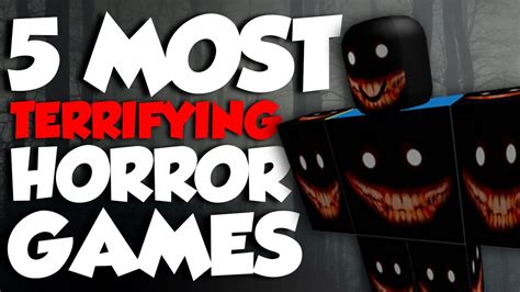 The SCARIEST Roblox Horror Games (May 2025) .